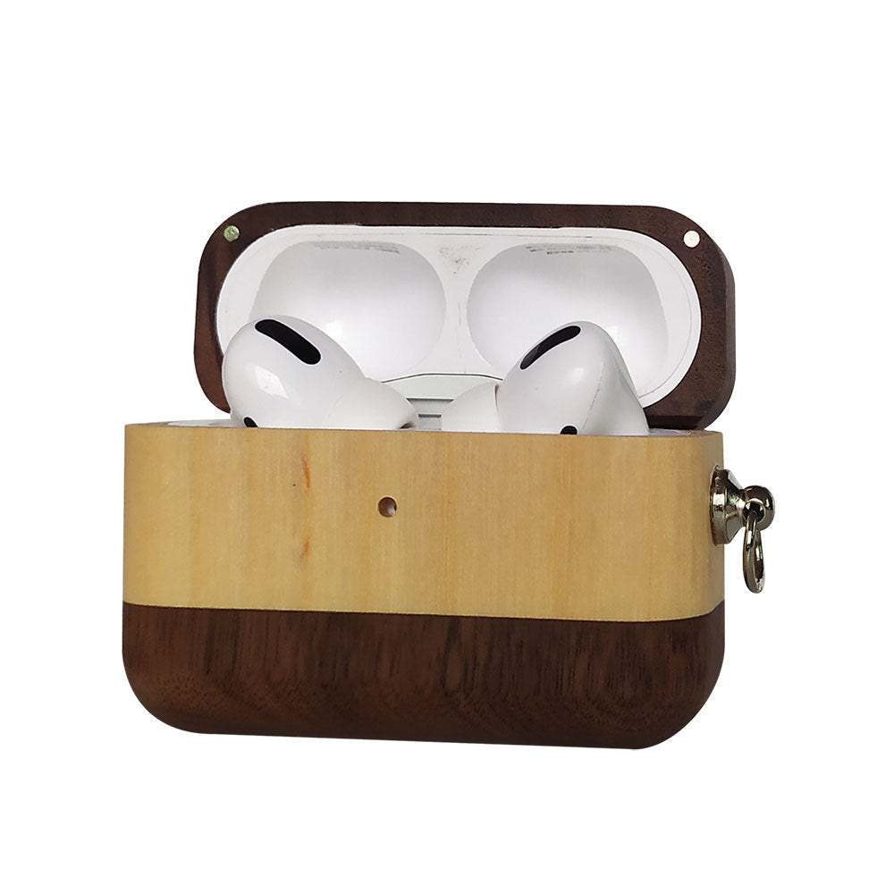 Compatible with Apple, AirPods Pro solid wood headphone covers