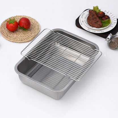 304 Stainless Steel Dish Strainer Frying Basin Draining Vegetable washing basin