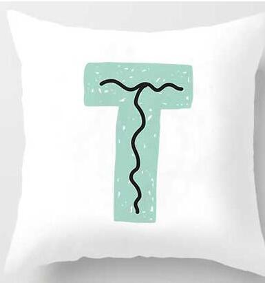 Cute Design Alphabet L Cushion Cover