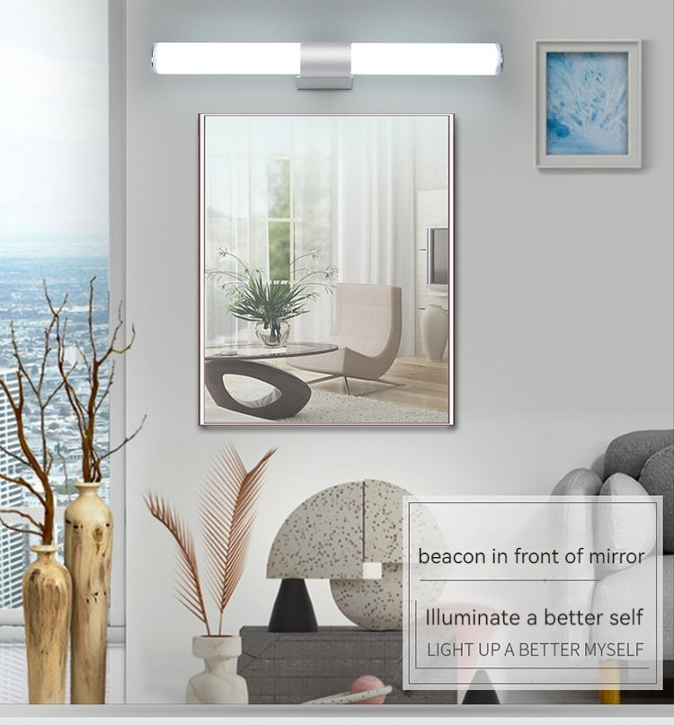 Bright Bathroom Mural Led Mirror Front Light Bathroom Cabinet Cosmetic Mirror