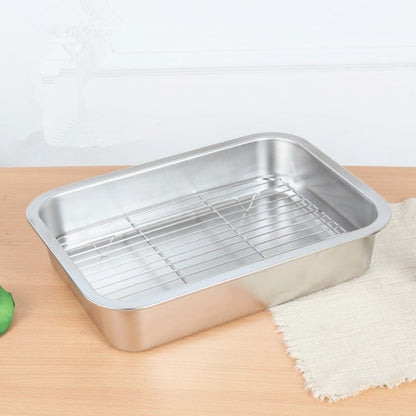 304 Stainless Steel Dish Strainer Frying Basin Draining Vegetable washing basin
