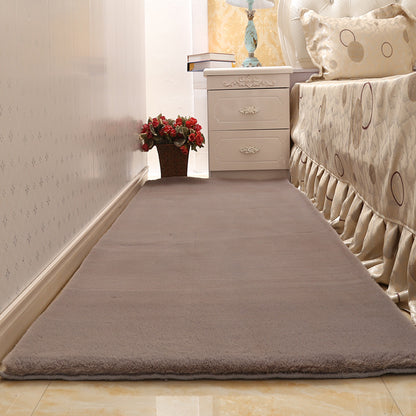 Imitation rabbit fur bedroom bedside blanket