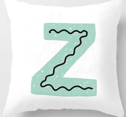Cute Design Alphabet L Cushion Cover