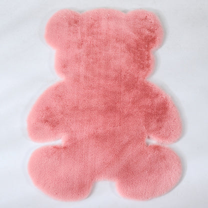 New Product Im Itation Rabbit Fur Cartoon Animal Carpet Floor Mat Door Mat