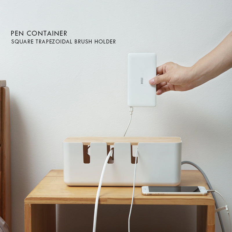 Charging line storage box
