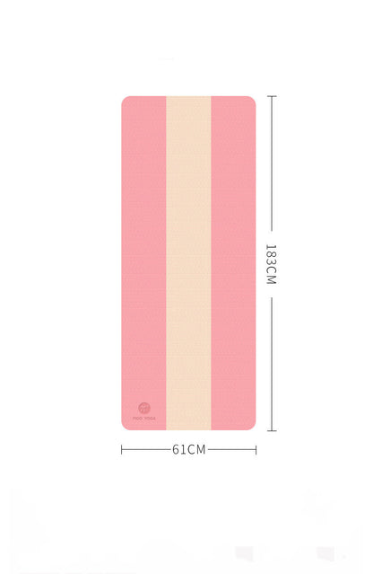 Individual fitness mat floor mat
