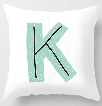 Cute Design Alphabet L Cushion Cover