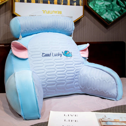 Ice Bean Latex Pillow Bedside Cushion Soft Bag