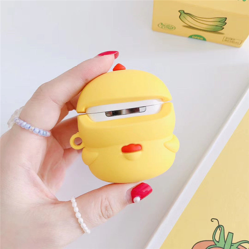 Compatible with Apple, Cute haughty chicken headphone set