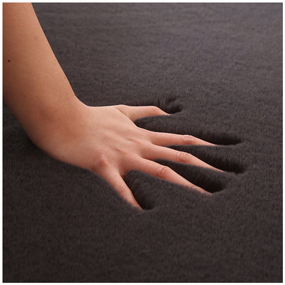 Imitation rabbit fur bedroom bedside blanket