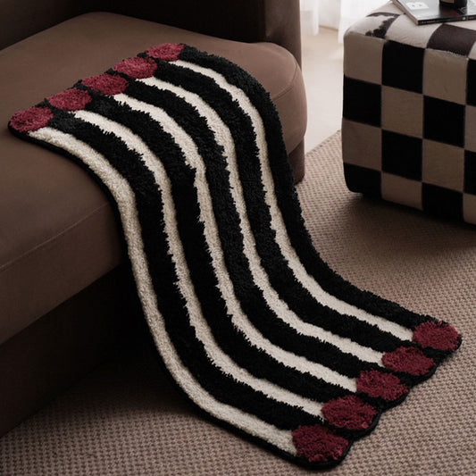 Polka Dot Floor Mat Home Living Room Entrance Cloakroom Bedroom Bedside Carpet Cute Bayeta