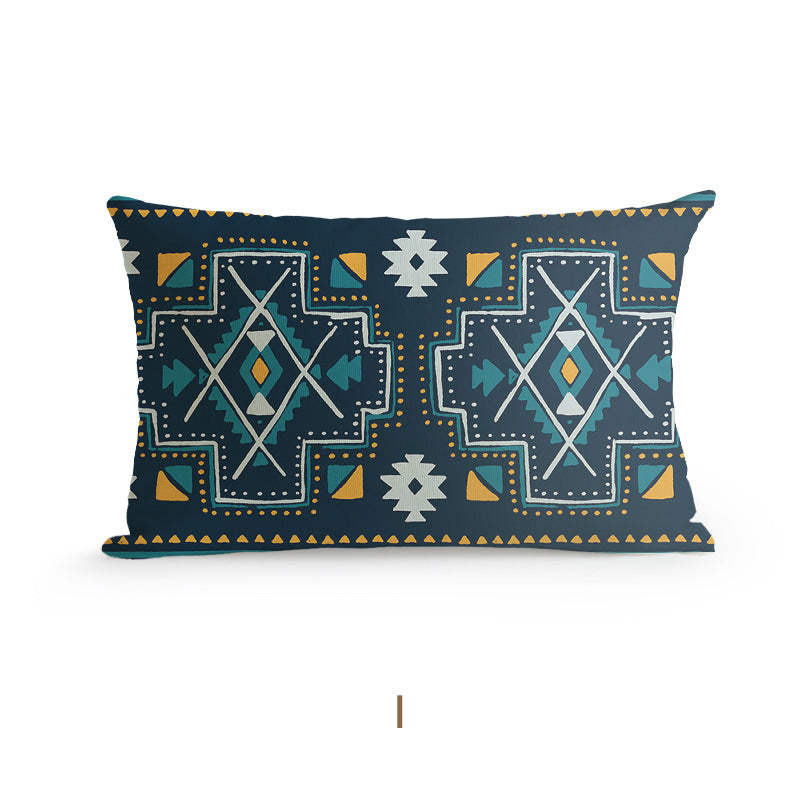 Bohemian Homestay Ethnic Style Pillow Living Room Sofa Cushion Office Pillow Car Backrest Pillow Case