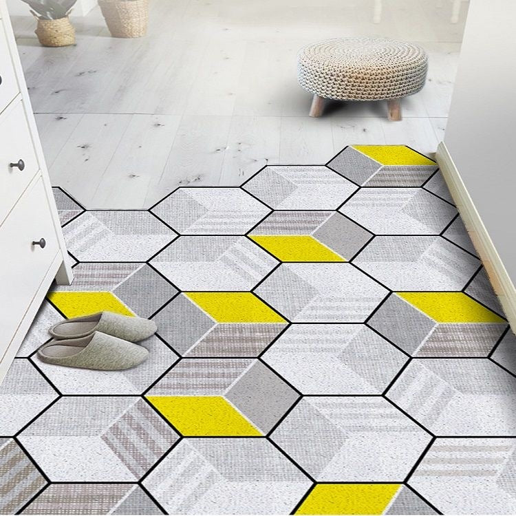 Nordic Door Floor Mat Entryway Silk Ring Foot Carpet