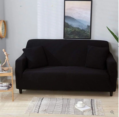 Knitted Polar Fleece Thickened Stretch Single And Double Three-seat Sofa Cover All-inclusive Cushion