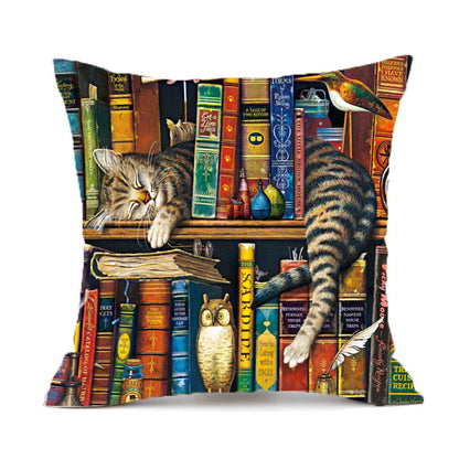 Animal Wolf Series Car Pillowcase Sofa Back Cushion Pillow