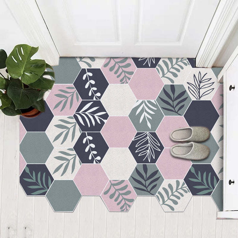 Nordic Door Floor Mat Entryway Silk Ring Foot Carpet