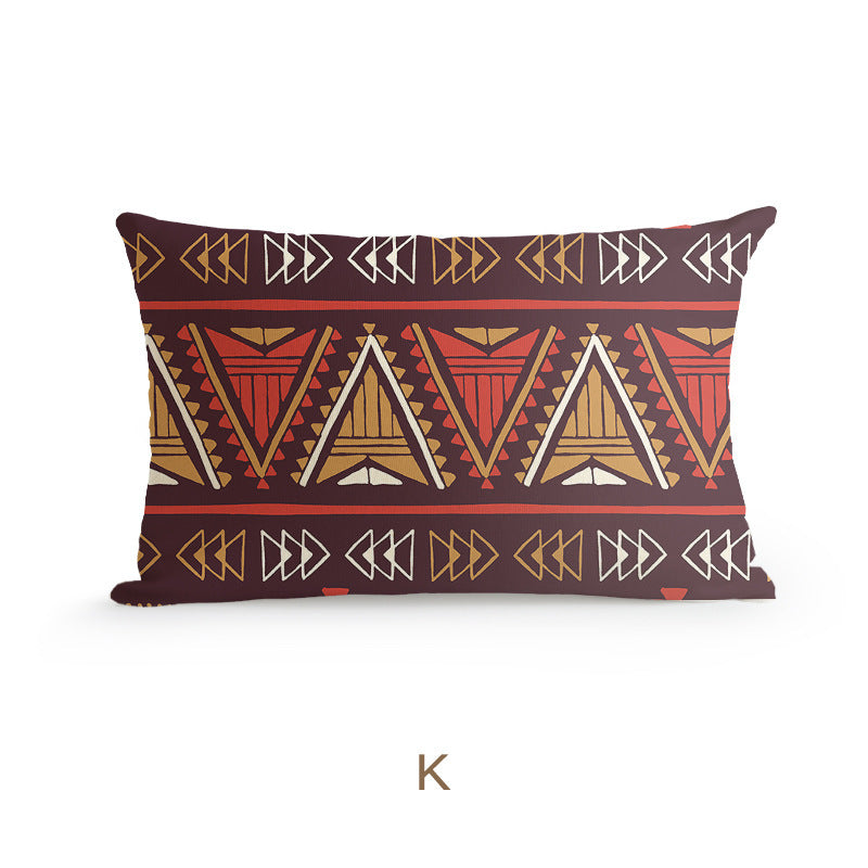 Bohemian Homestay Ethnic Style Pillow Living Room Sofa Cushion Office Pillow Car Backrest Pillow Case