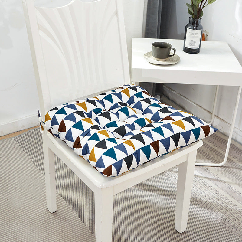 Simple Printed Square Cushion Cartoon Bay Window