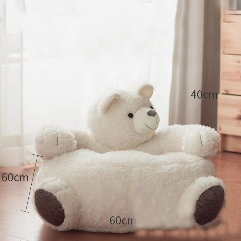Children's Bear Couch In Winter