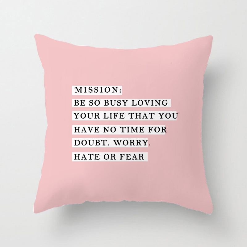Plant simple cushion cover