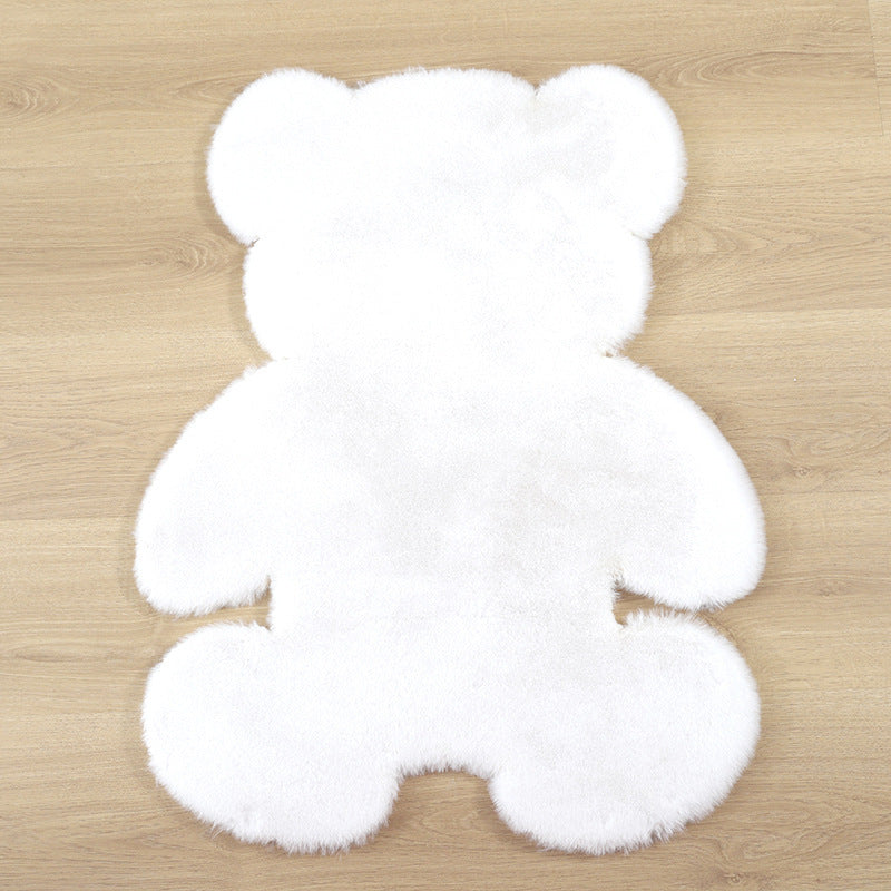 New Product Im Itation Rabbit Fur Cartoon Animal Carpet Floor Mat Door Mat