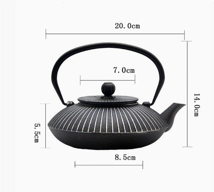 Umbrella Teapot Cast Iron Teapot With Strainer