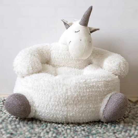 Children's Bear Couch In Winter