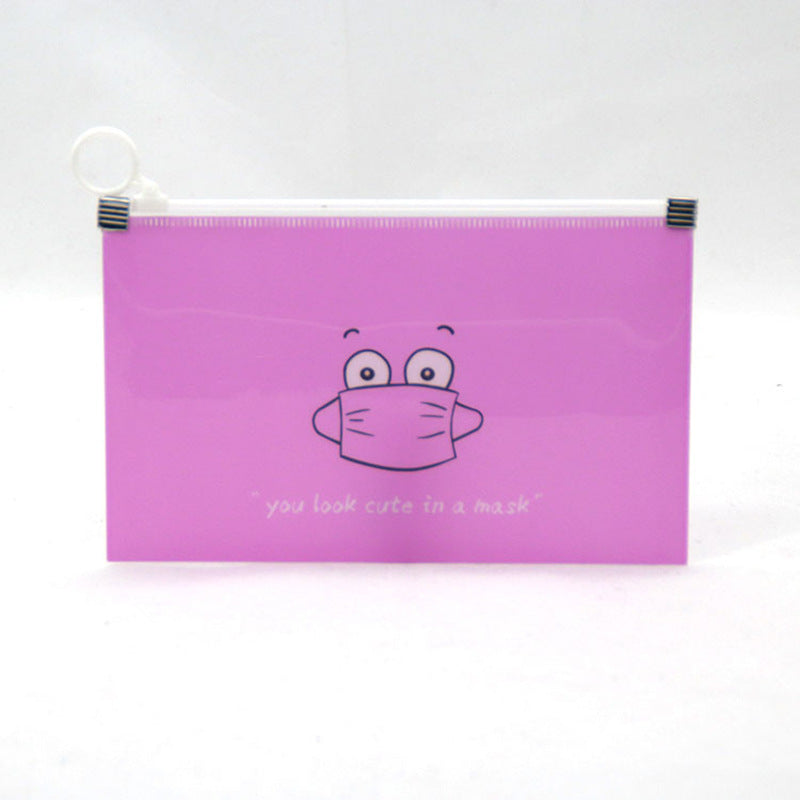 Cartoon mask storage bag