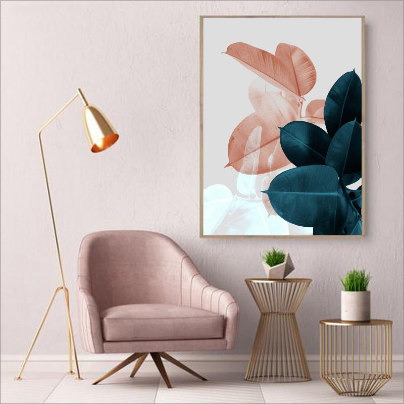 Bedroom painting peony frameless painting core