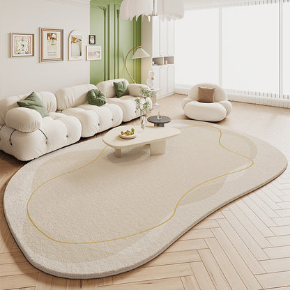Cashmere-like Carpet Light Luxury Irregular Special-shaped Floor Mat