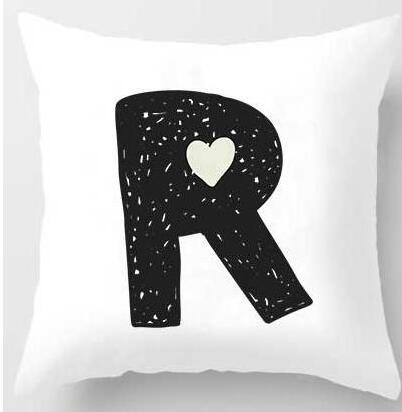 Cute Design Alphabet L Cushion Cover