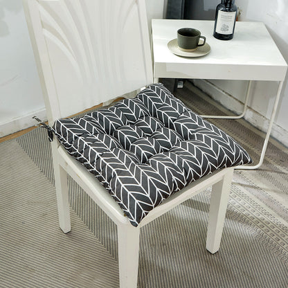 Simple Printed Square Cushion Cartoon Bay Window
