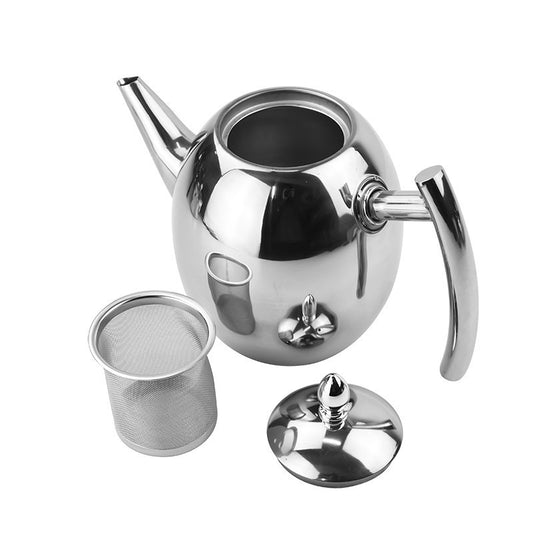 Household Stainless Steel Teapot With Strainer