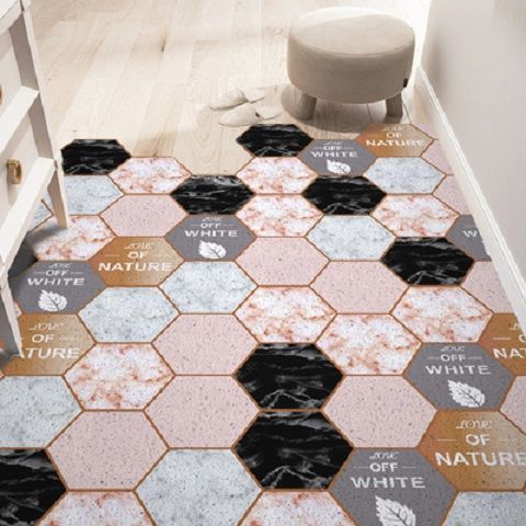 Nordic Door Floor Mat Entryway Silk Ring Foot Carpet
