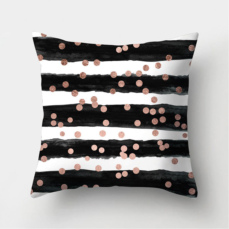 Leather Velvet Pillowcase Sofa Cushion Cover