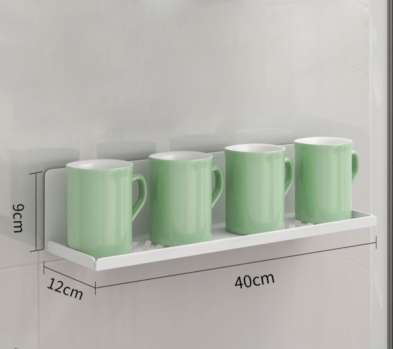 Refrigerator Magnetic Storage Box Side Storage Household Magnetic Storage Rack Cup Drainer Punch-free Hanging Cup