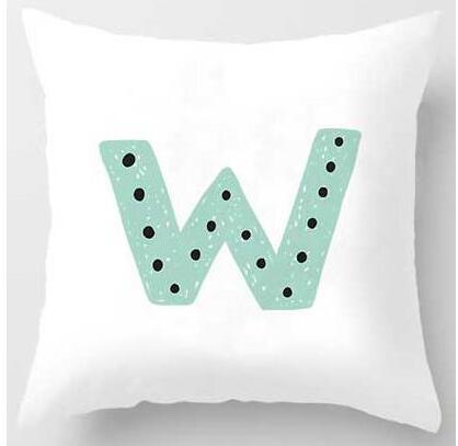 Cute Design Alphabet L Cushion Cover
