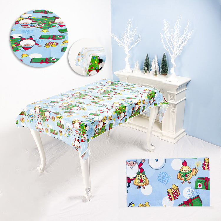 Christmas Printed Creative Dining Table Tablecloth