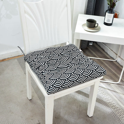 Simple Printed Square Cushion Cartoon Bay Window