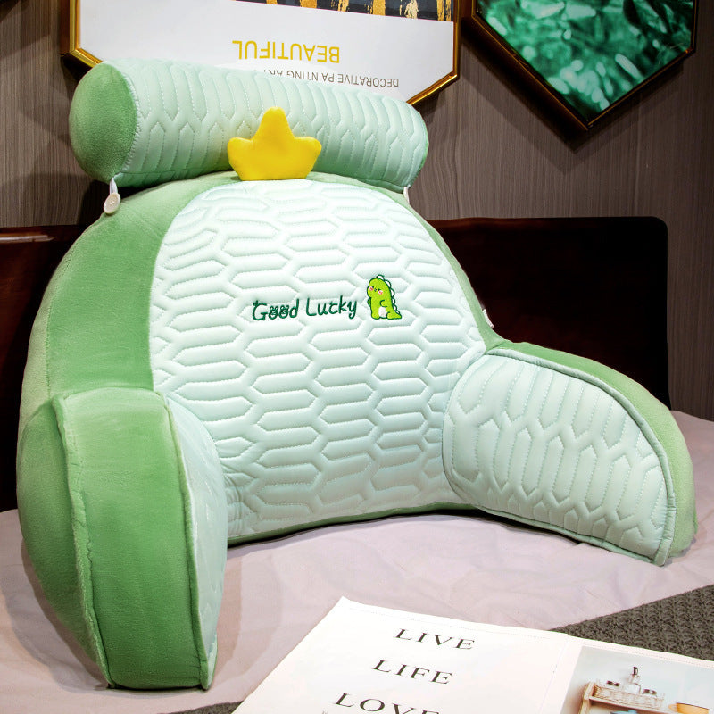 Ice Bean Latex Pillow Bedside Cushion Soft Bag