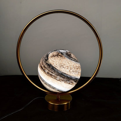 Modern Bedroom Living Room Bedside Wall Lamp Planet Children's Room Creative Planet Chandelier