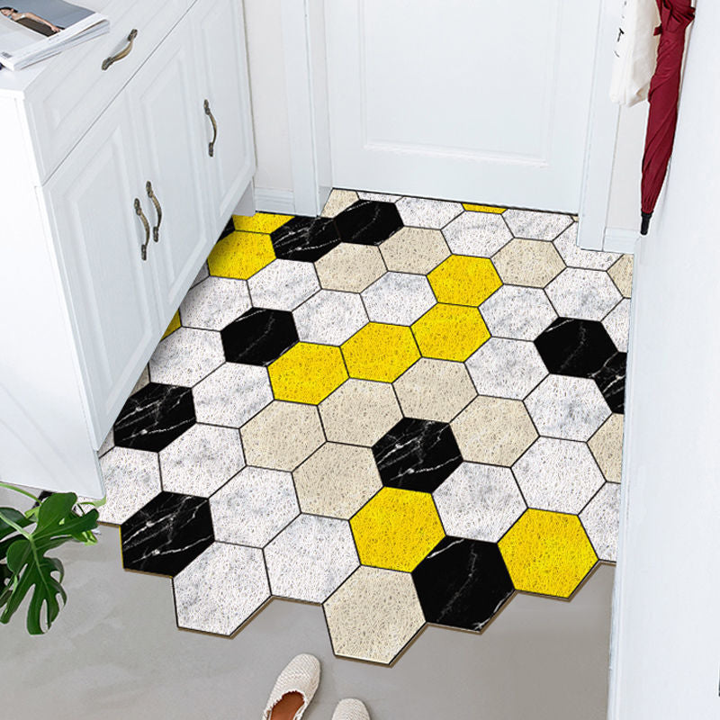 Nordic Door Floor Mat Entryway Silk Ring Foot Carpet