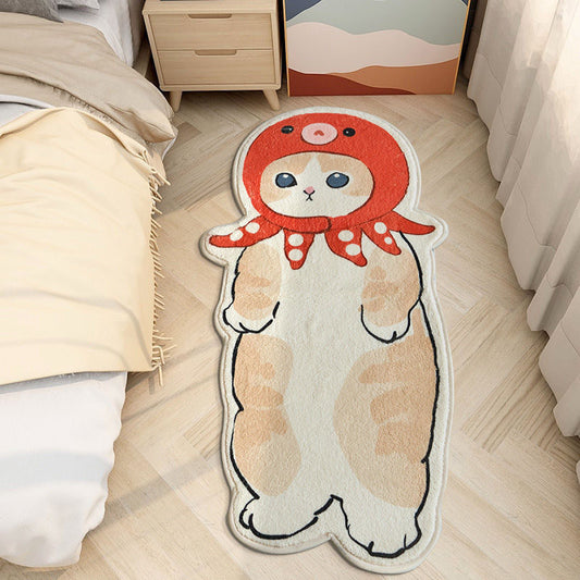 Cartoon Cute Cashmere Cat Simple Plush Floor Mat