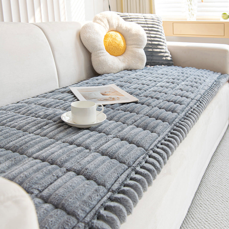 Simple Modern Non-slip Autumn And Winter Plush Cushion