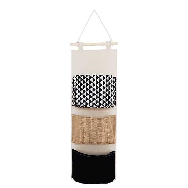 Wall hanging wall storage bag