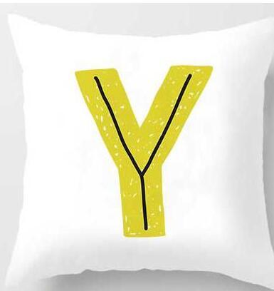 Cute Design Alphabet L Cushion Cover
