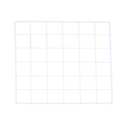 Grid wall storage rack