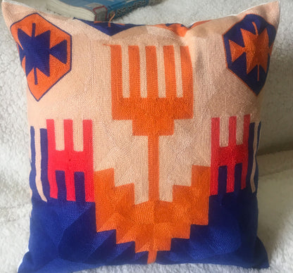 Three Dimensional Embroidery Cushion Cover