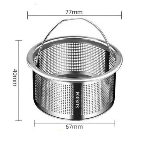 Stainless Steel Kitchen Bounce Core Sink Strainer Drain Cap