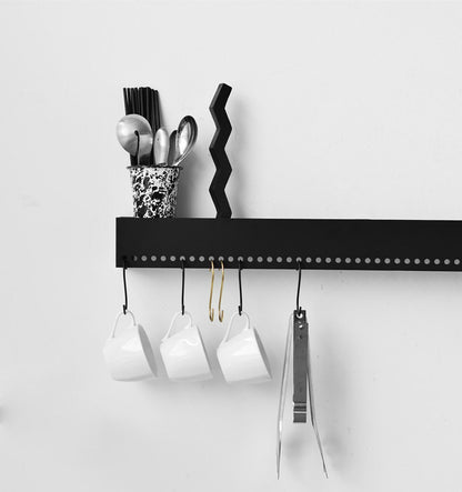 Nordic Wall Shelves Pendant Storage Rack Minimalist Storage Hanging Rod